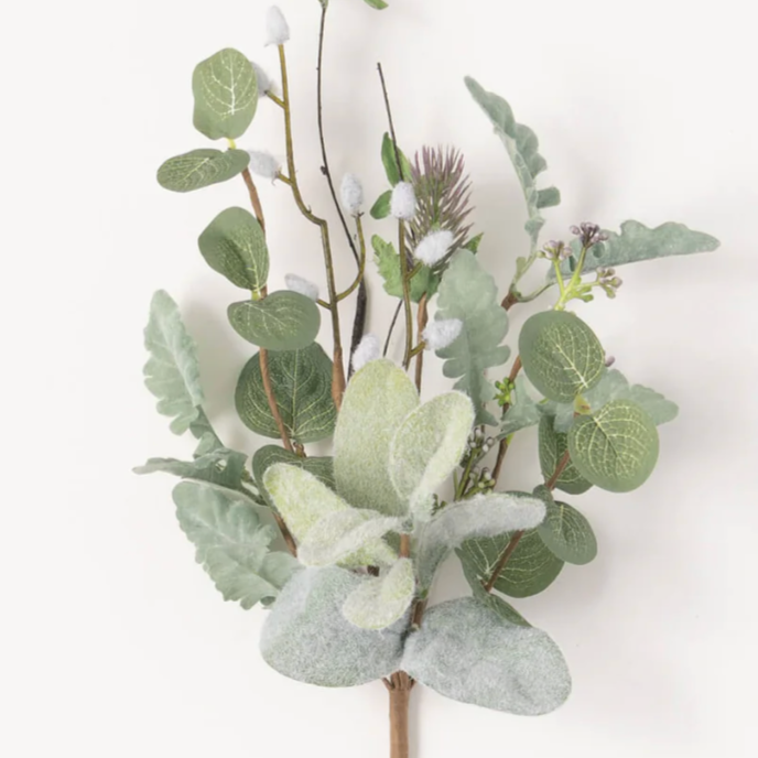 17" Lambs Ear/Willow Pick