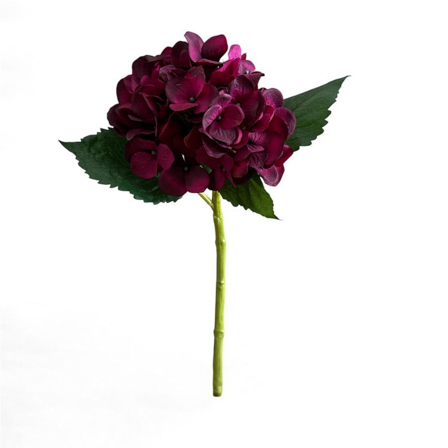 18" Hydrangea Stem in Eggplant