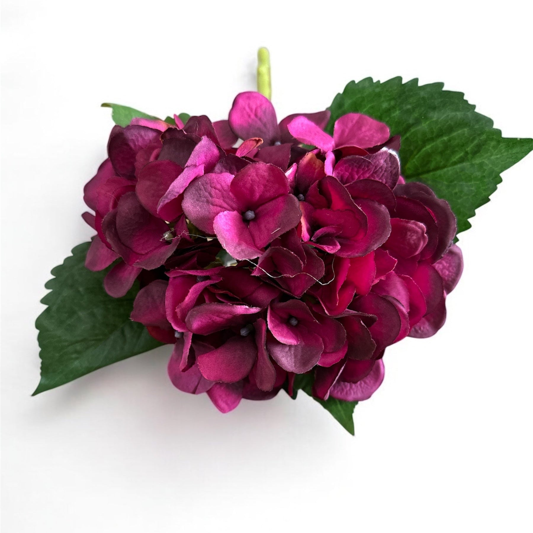 18" Hydrangea Stem in Eggplant