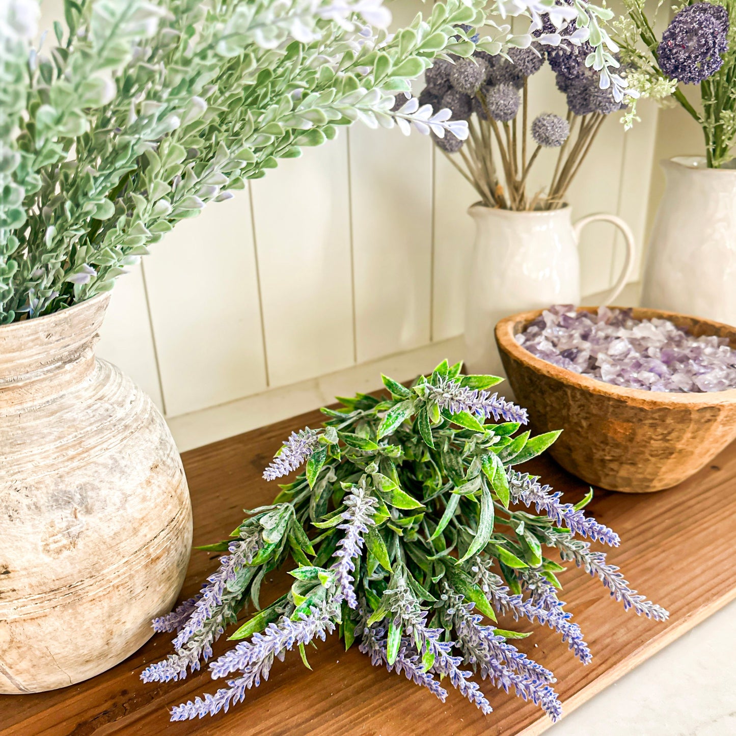 21" Lavender Bush Spray