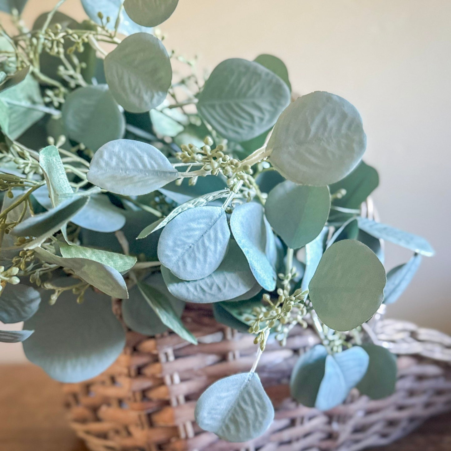 23.5" Blooming Eucalyptus Spray