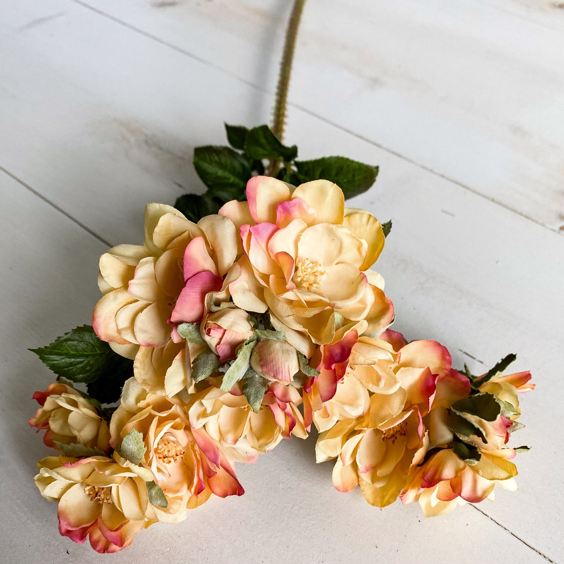 23" Yellow Rose Stem - Artificial Flowers