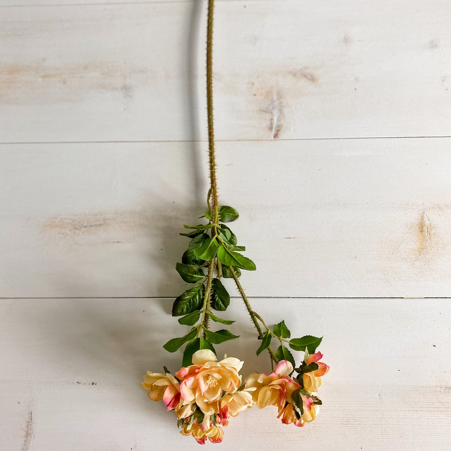 23" Yellow Rose Stem - Artificial Flowers