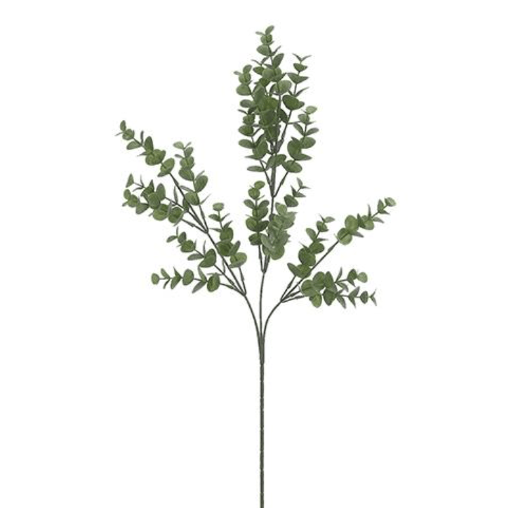 27" Eucalyptus Spray in Green/Gray