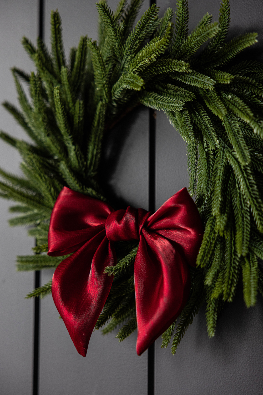 Red Gauze Bow - Set of 3