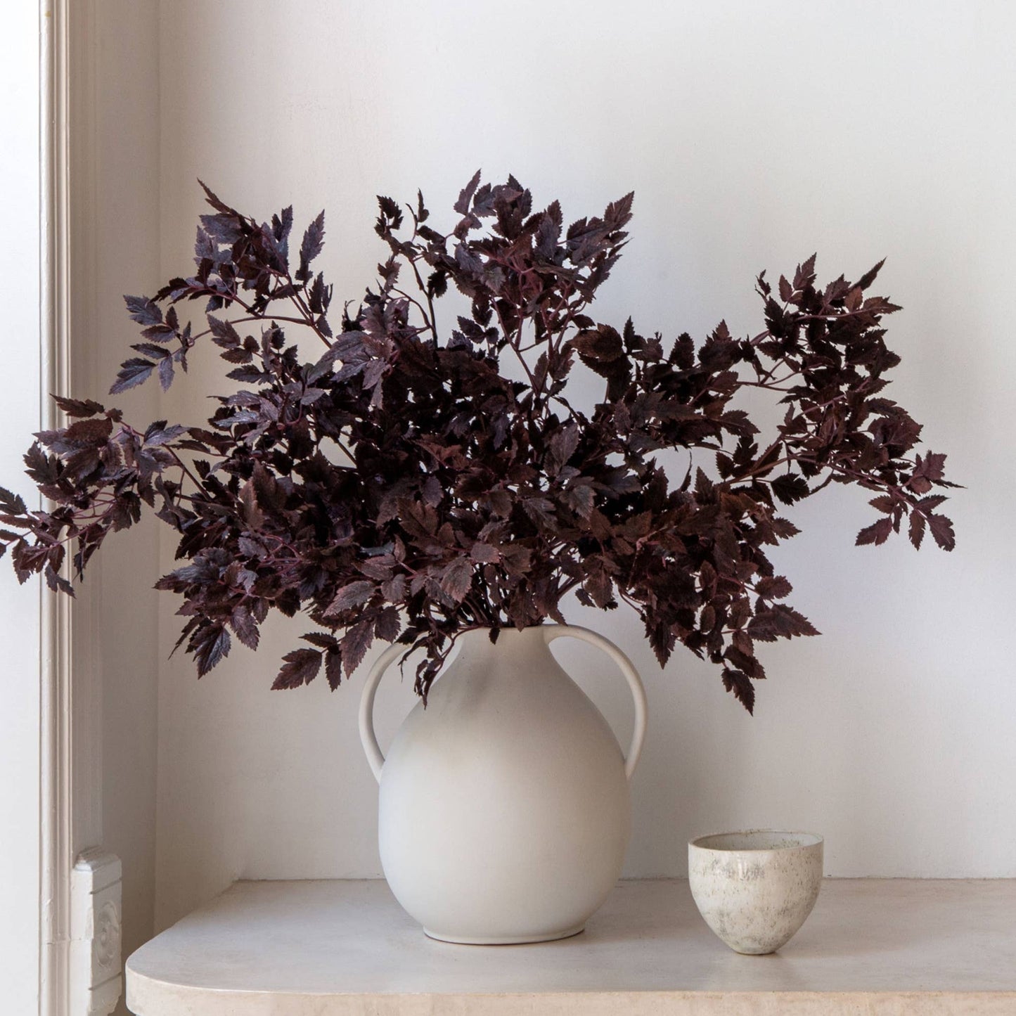 Artificial Plum Cimicifuga Ramosa Leaves - 31"