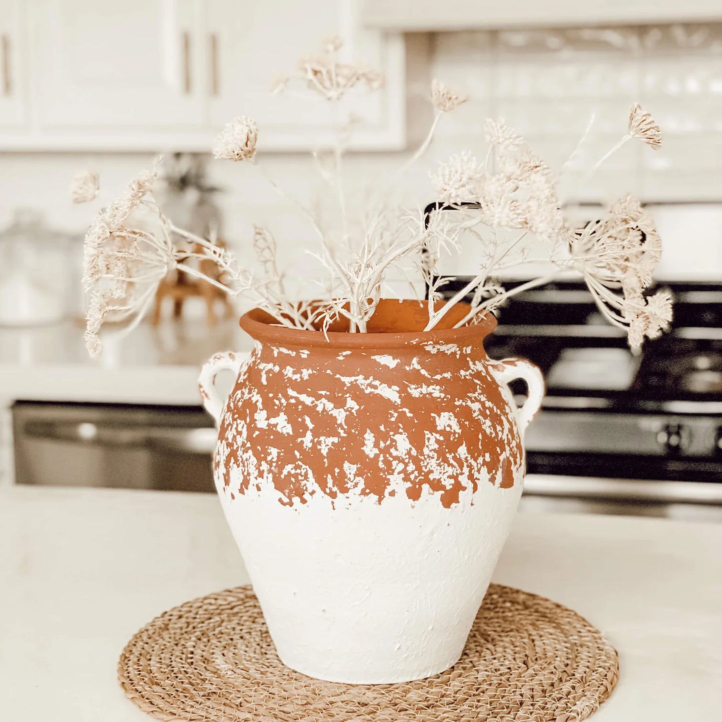 29" Cream Queen Anne's Lace Spray Artificial Stem