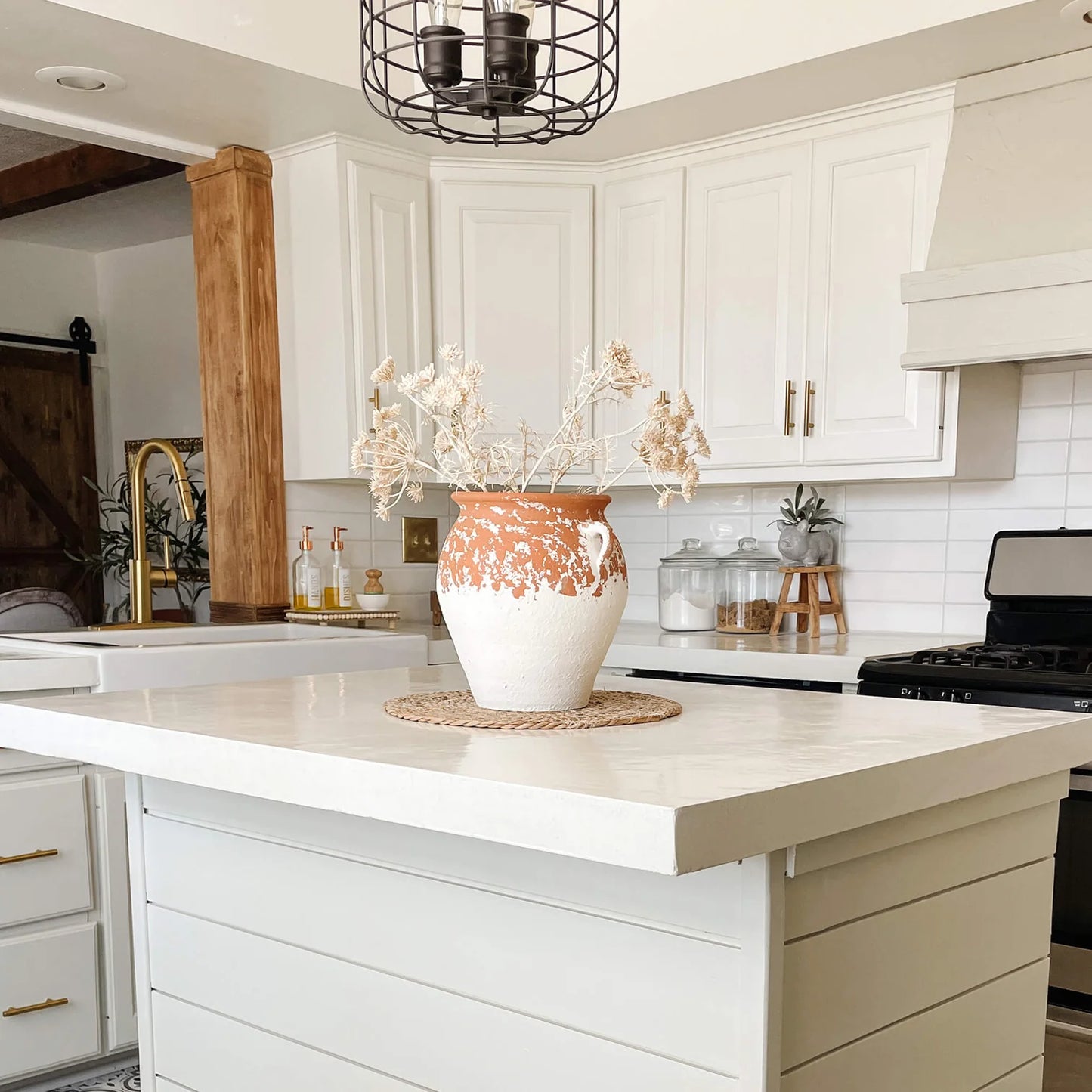 29" Cream Queen Anne's Lace Spray Artificial Stem