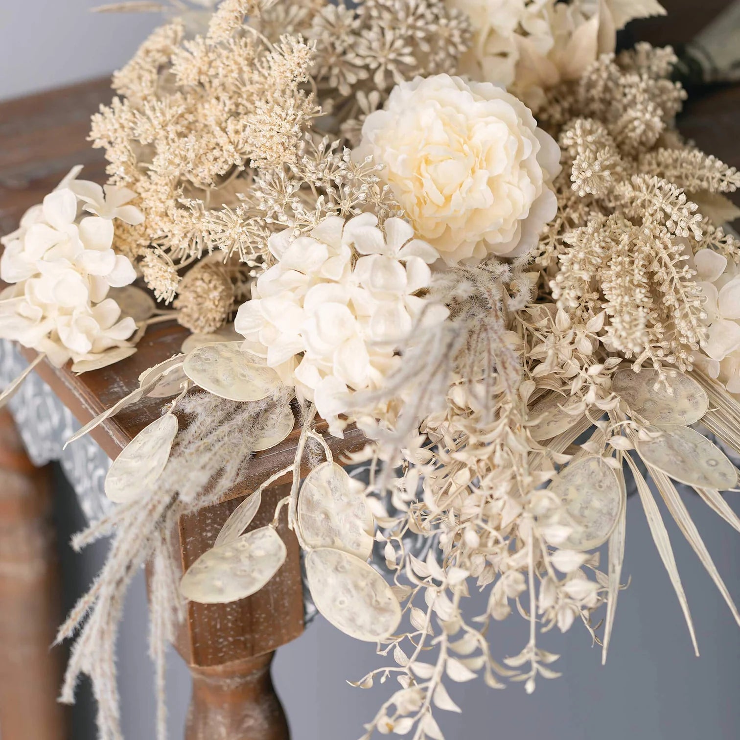 29" Cream Queen Anne's Lace Spray Artificial Stem