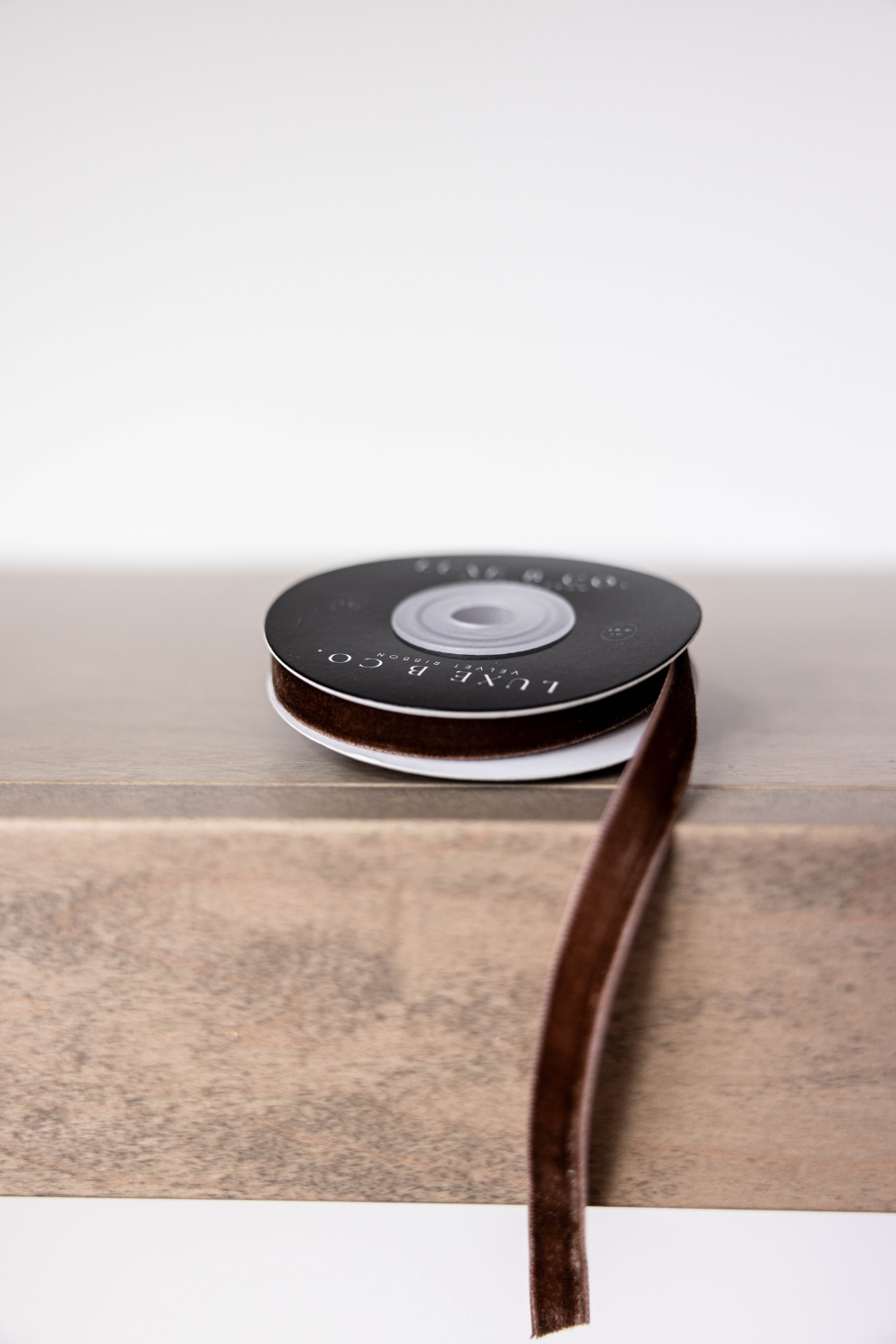 Ribbon Brown Velvet Christmas Decor Luxe B Co.