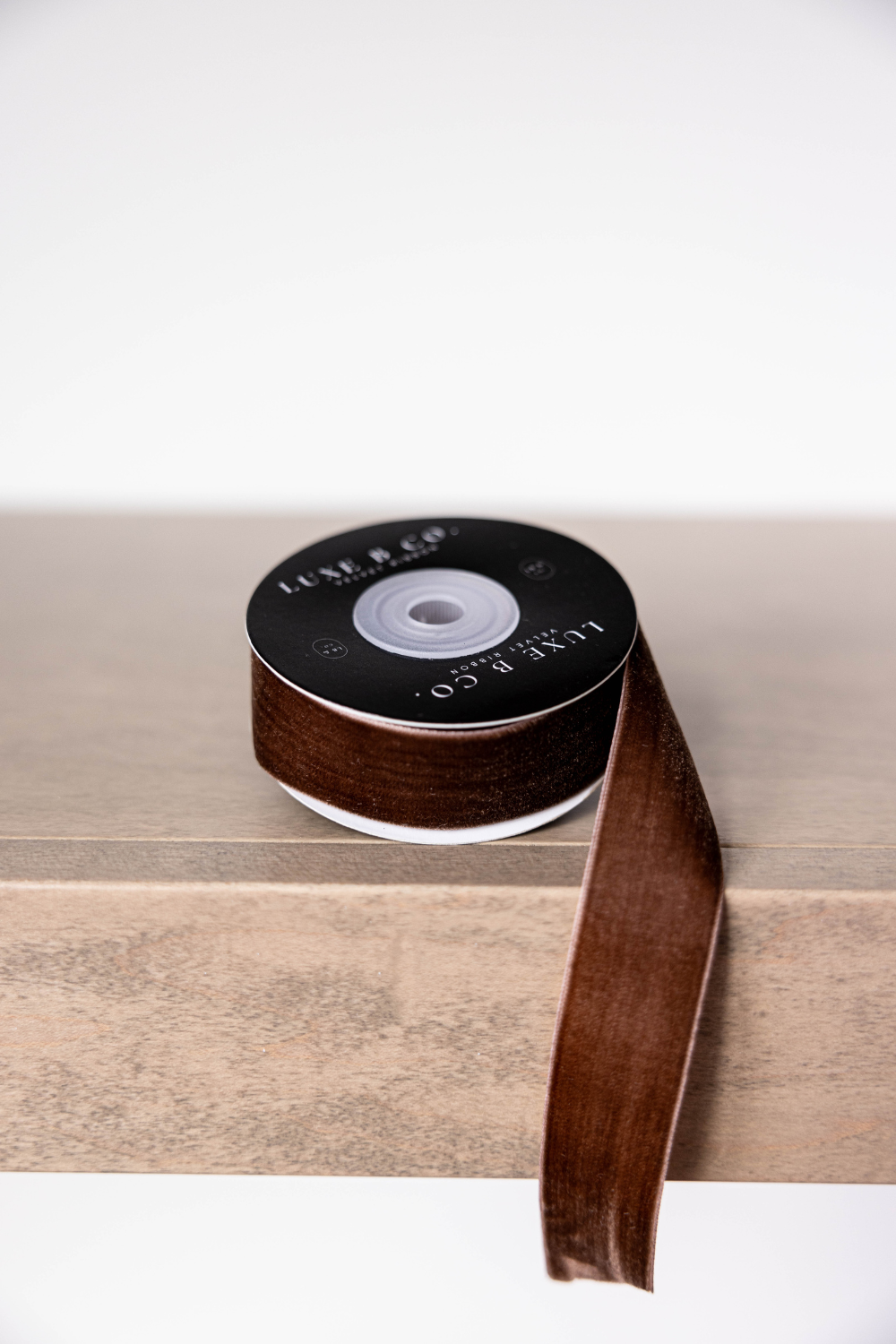 Ribbon Brown Velvet Christmas Decor Luxe B Co.