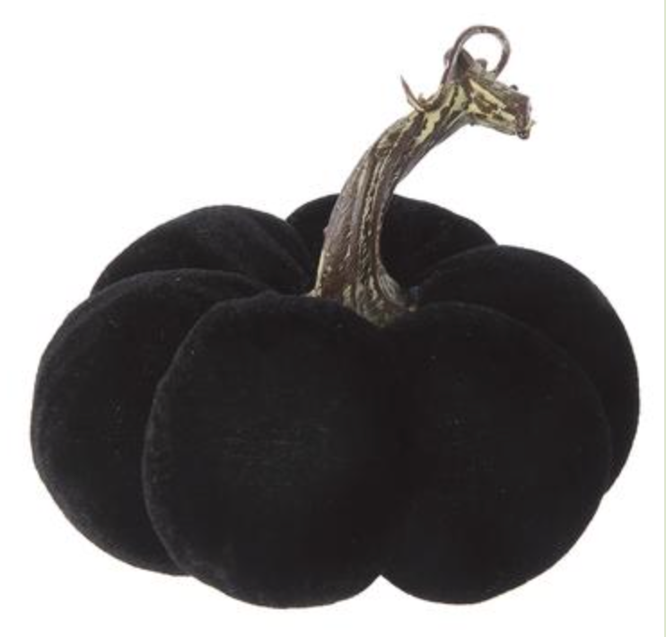 3" Velvet Pumpkin