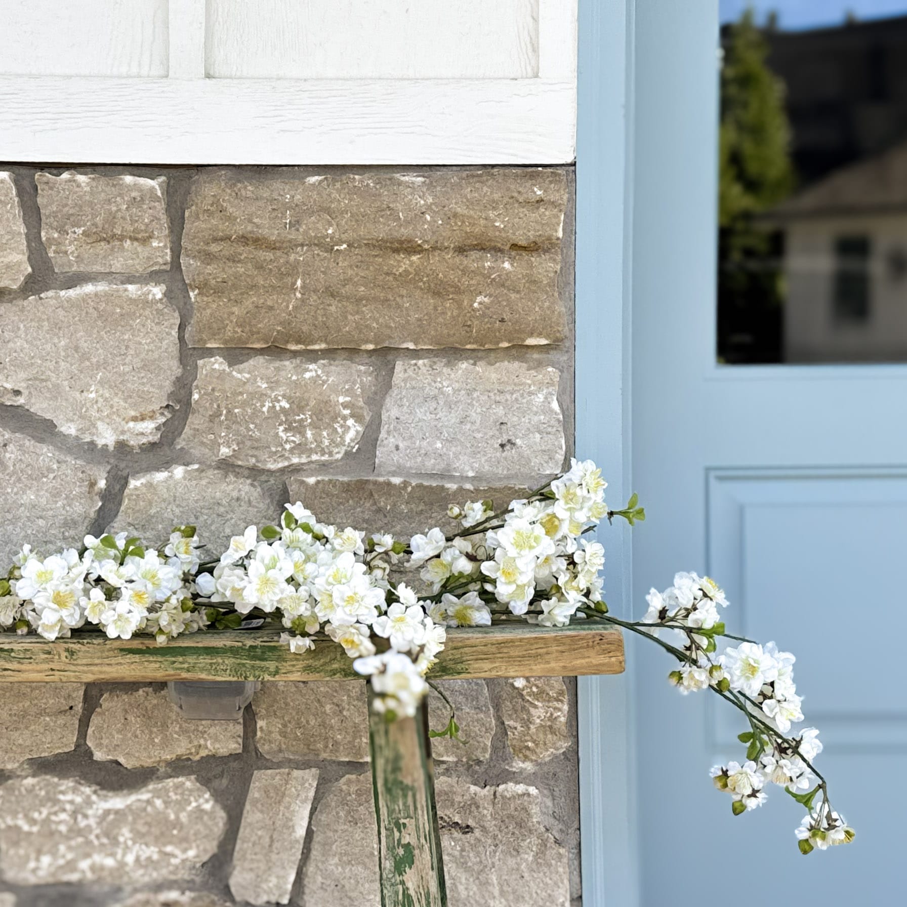 48" Apple Blossom Stem