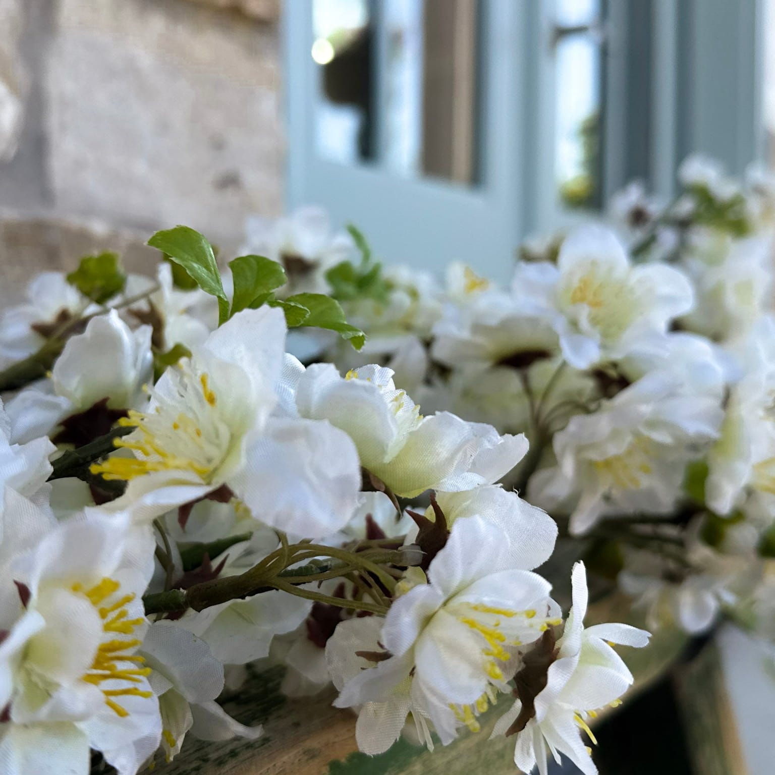48" Apple Blossom Stem