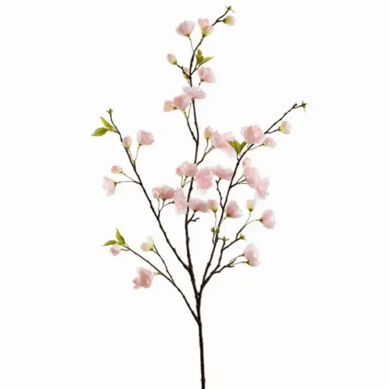 48" Pink Cherry Blossom Spray