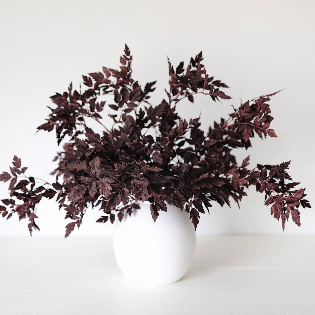 Artificial Plum Cimicifuga Ramosa Leaves - 31"