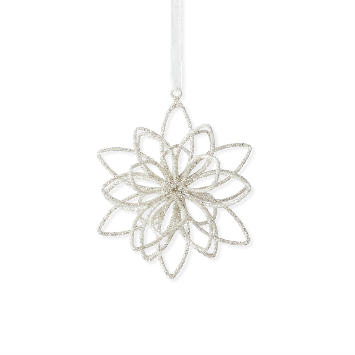 4_Inch_Glittered_3_Dimensional_Snowflake_Ornament