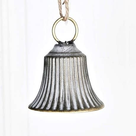 4in Copper Washed Bell Ornament