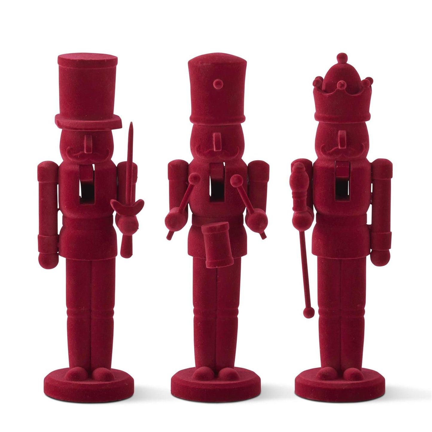 Burgundy Velvet Nutcrackers - 3 Styles