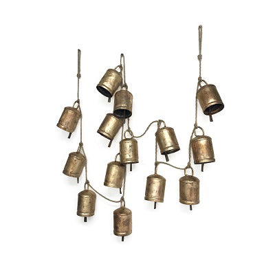 Festival Bell Garland Antique - Gold