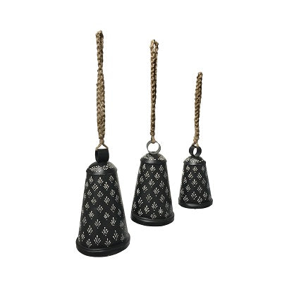 Set of 3 Barneys Bells-Charcoal