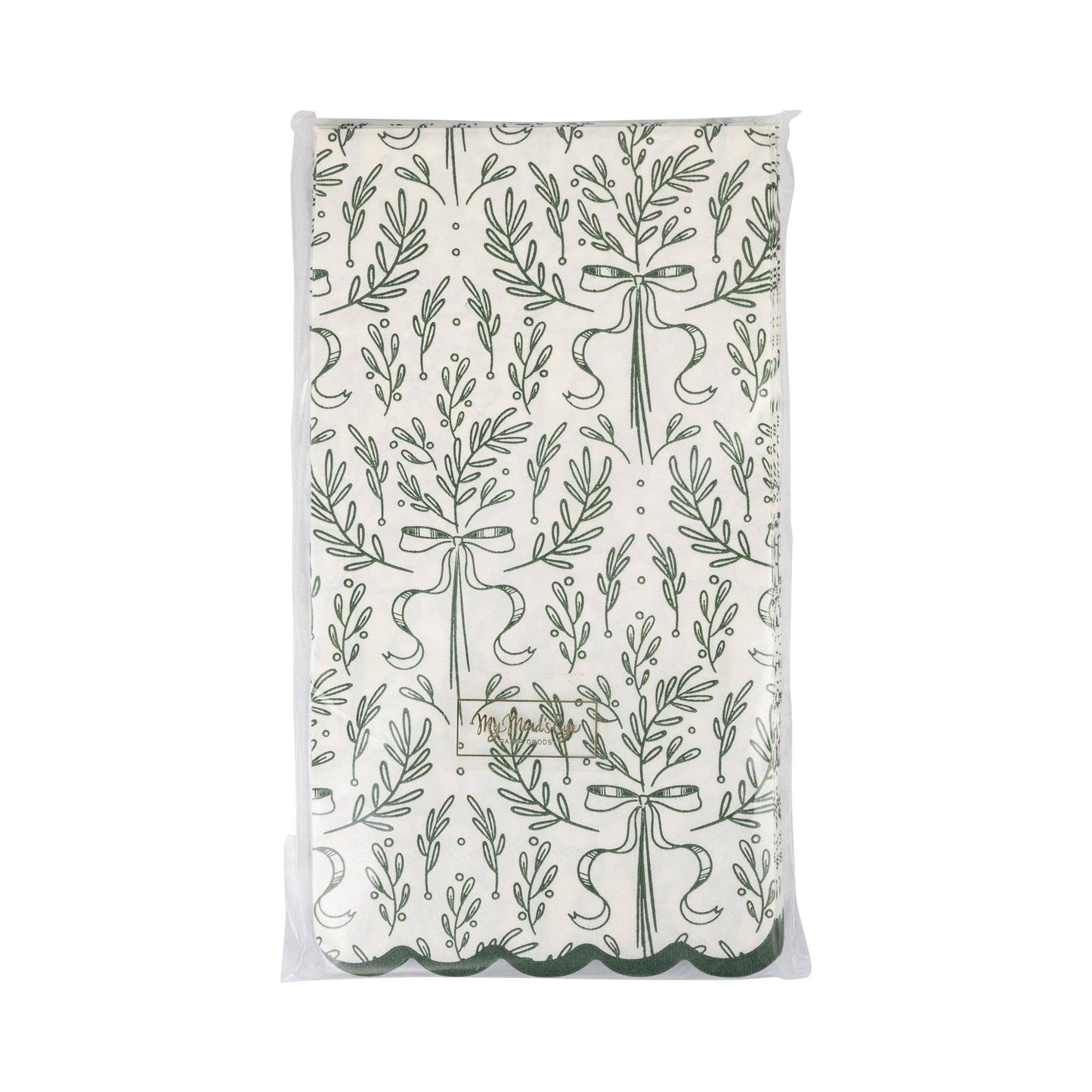 My Minds Eye - Green Bough Pattern Dinner Napkin
