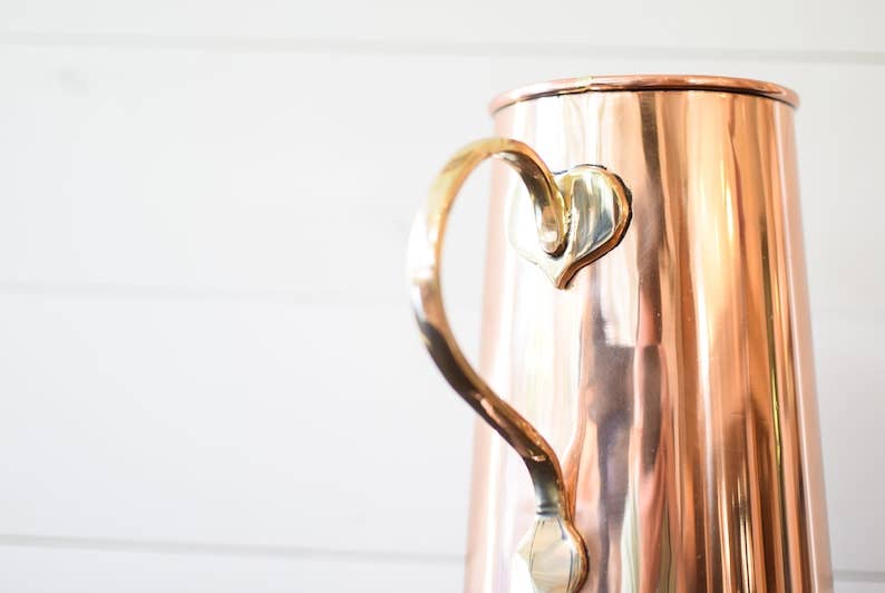 Copper Water Pitcher