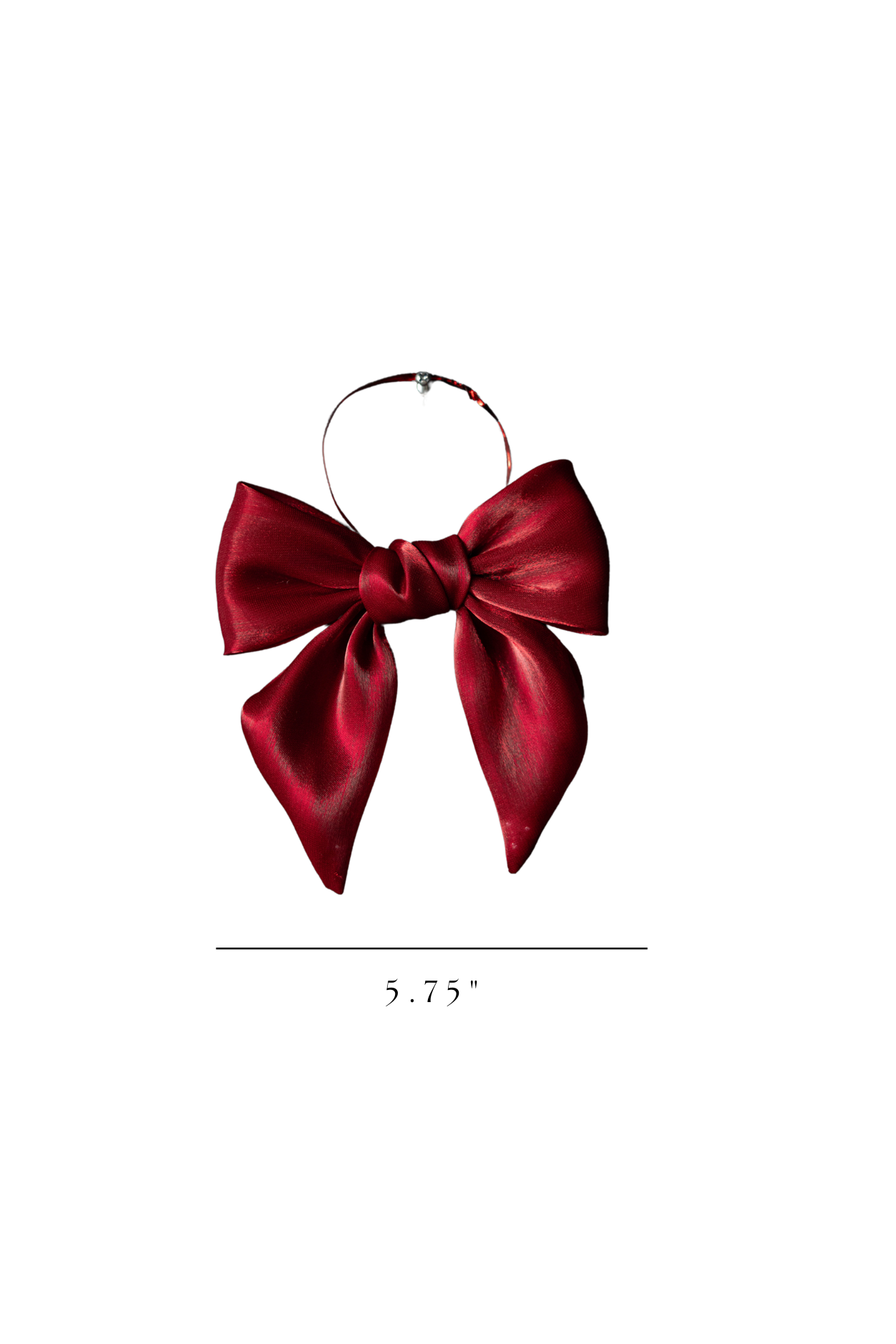 Red Gauze Bow - Set of 3