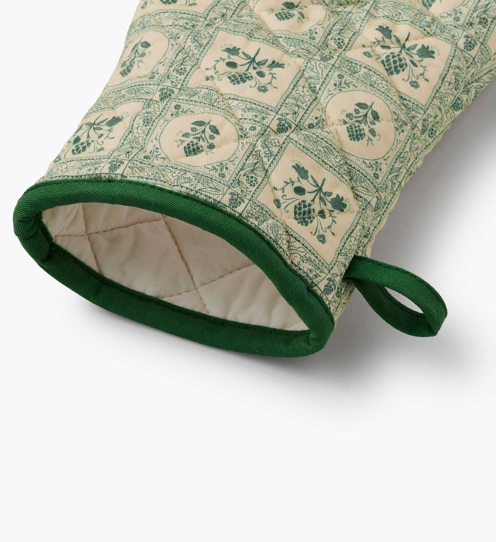 Rifle Paper Co. Artichoke Quilted Oven Mitt