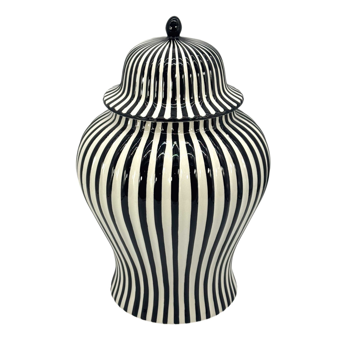 Black_White_Striped_Vase