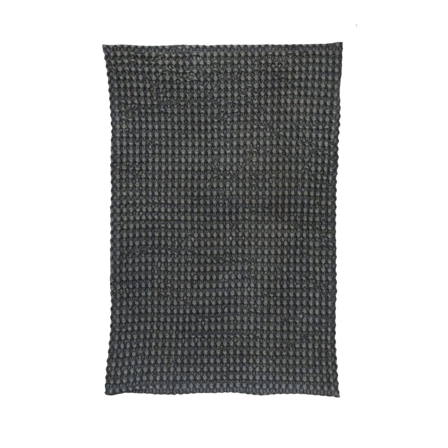 Charcoal_Stonewashed_Waffle_Weave_Towel