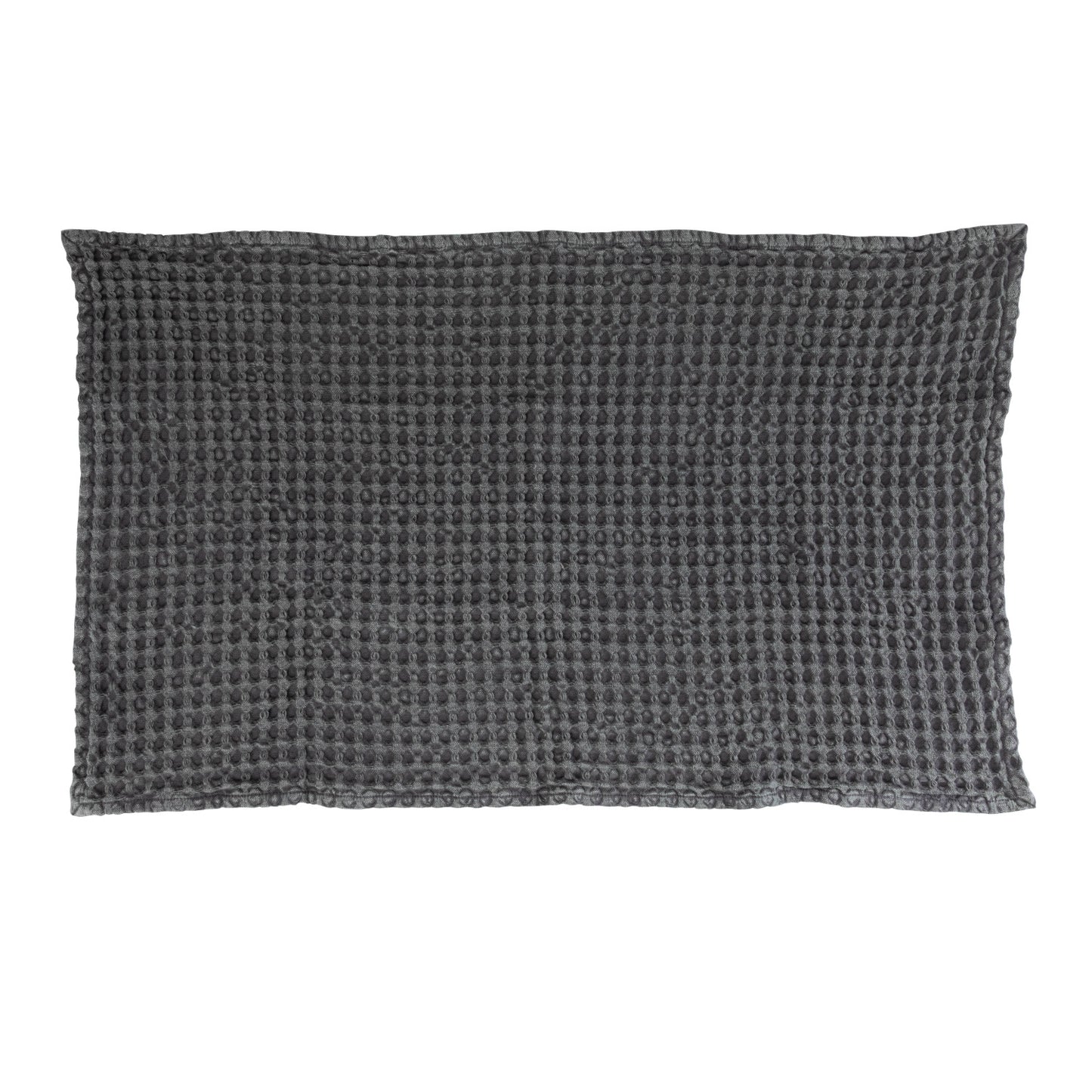 Charcoal_Stonewashed_Waffle_Weave_Towel