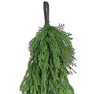 DELUXE NORFOLK PINE AND CEDAR GARLAND, 5', GREEN