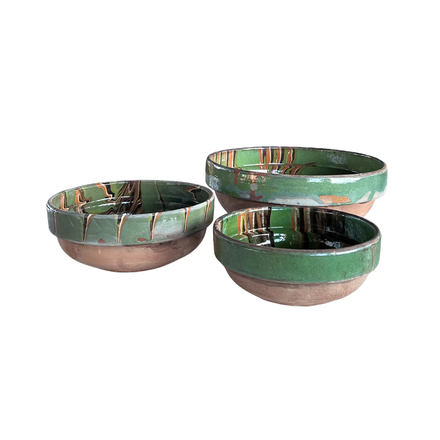 Cottage Crafted Bowl - Green