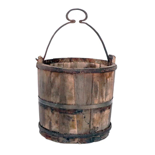 Wooden Well Bucket