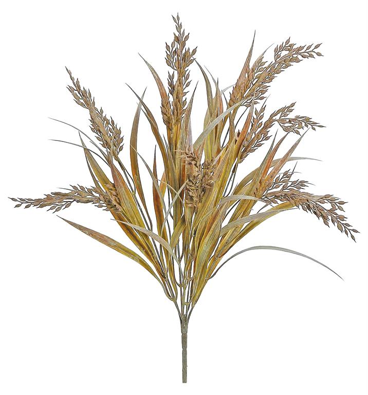 GRASS & OATS BUSH, 21", BROWN/BEIGE