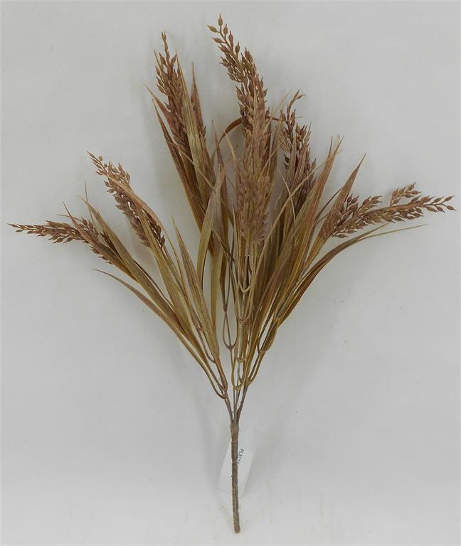 GRASS & OATS BUSH, 21", BROWN/BEIGE