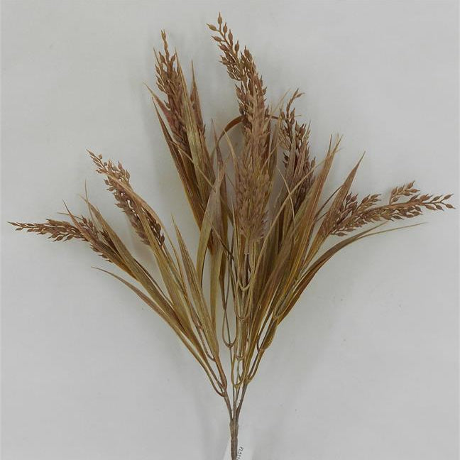 GRASS & OATS BUSH, 21", BROWN/BEIGE