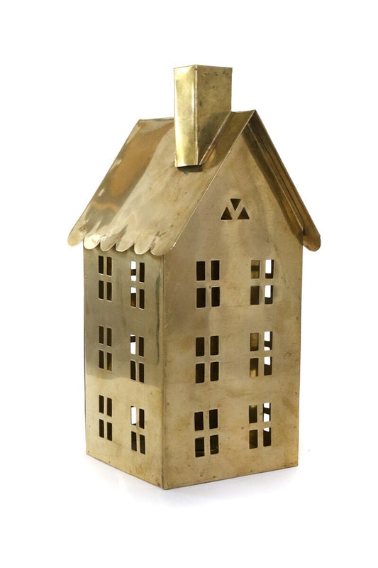 Cody Foster Scalloped Roof House - Brass