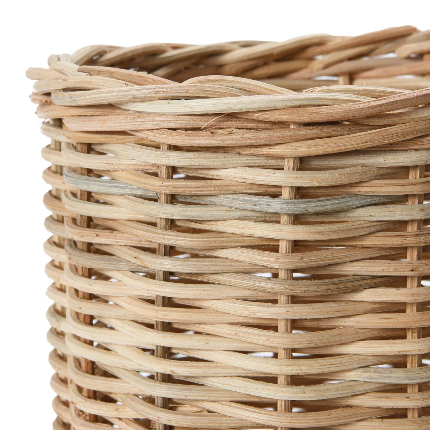 Hand-Woven Wicker Basket/Container