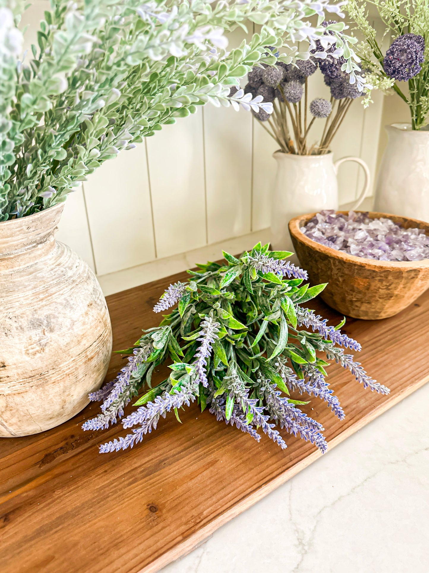 21" Lavender Bush Spray