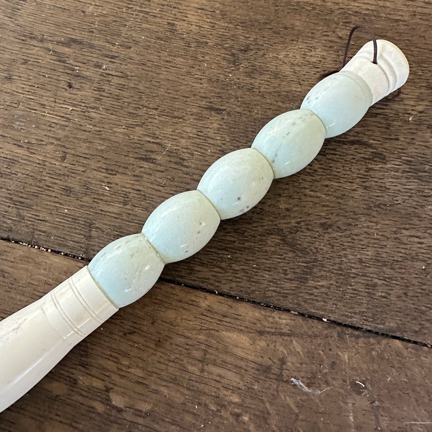 White Cylindrical Jade Calligraphy Brush