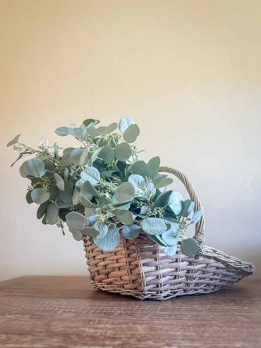 23.5" Blooming Eucalyptus Spray
