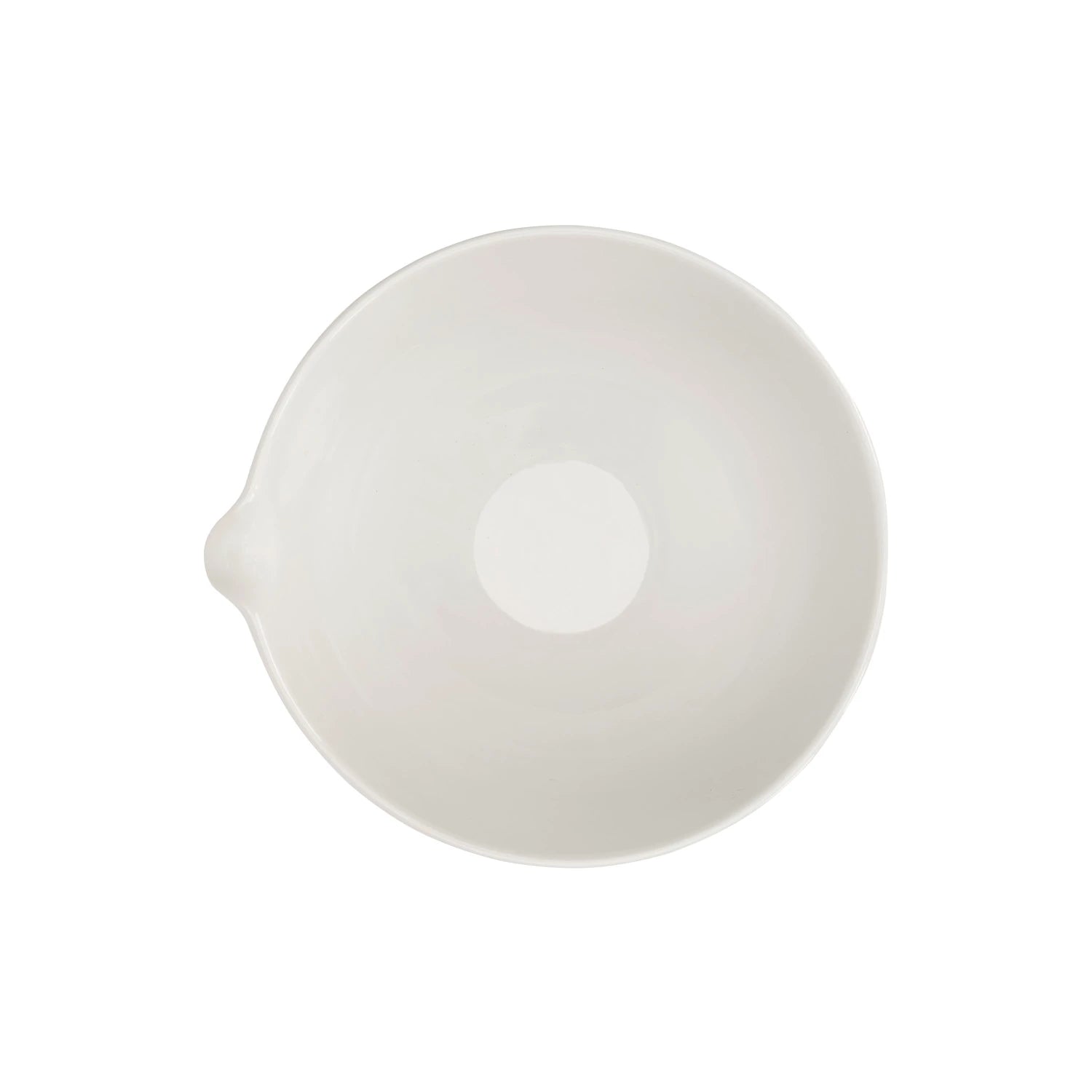 Antique white stoneware bowl