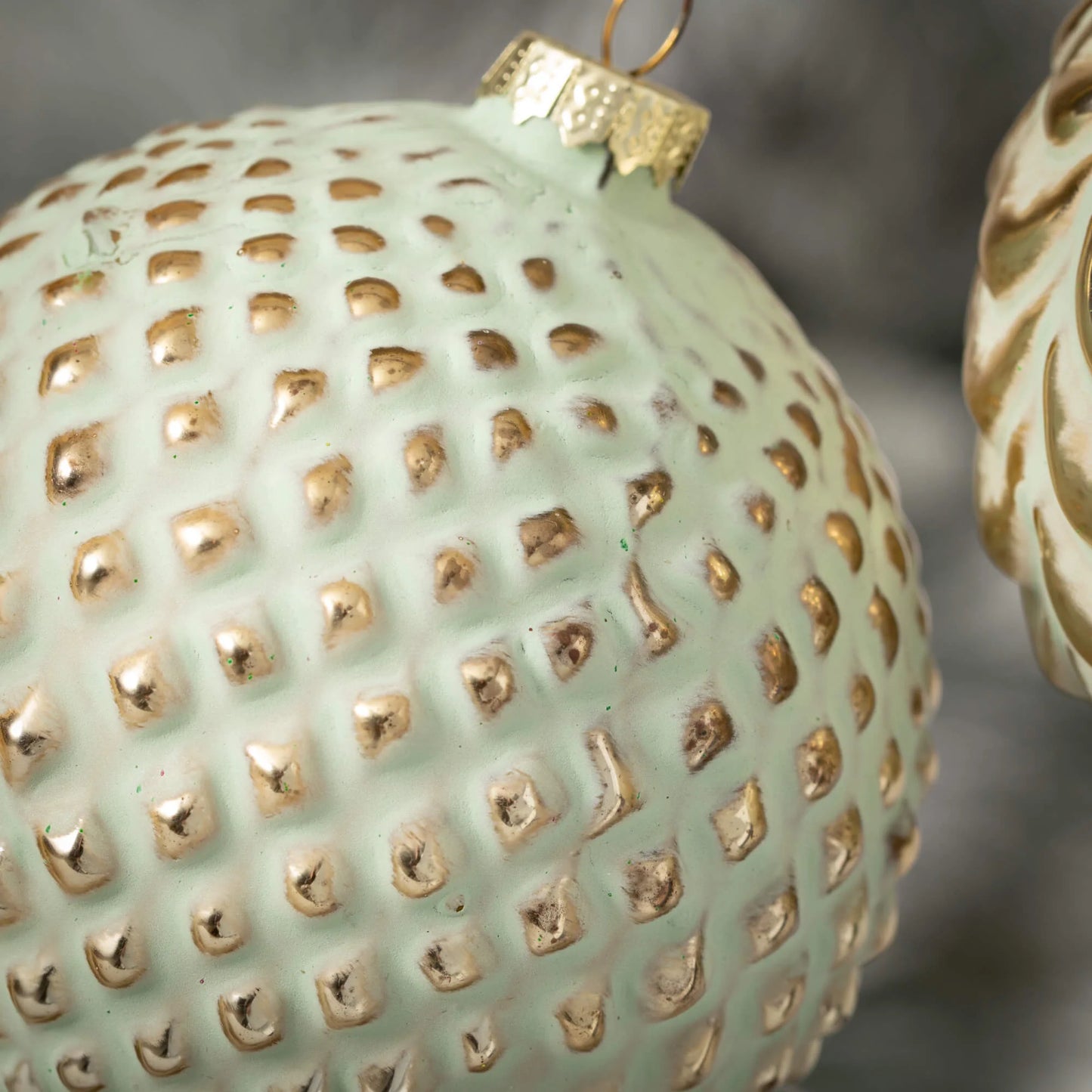 Mint & Gold Ornament - 2 styles