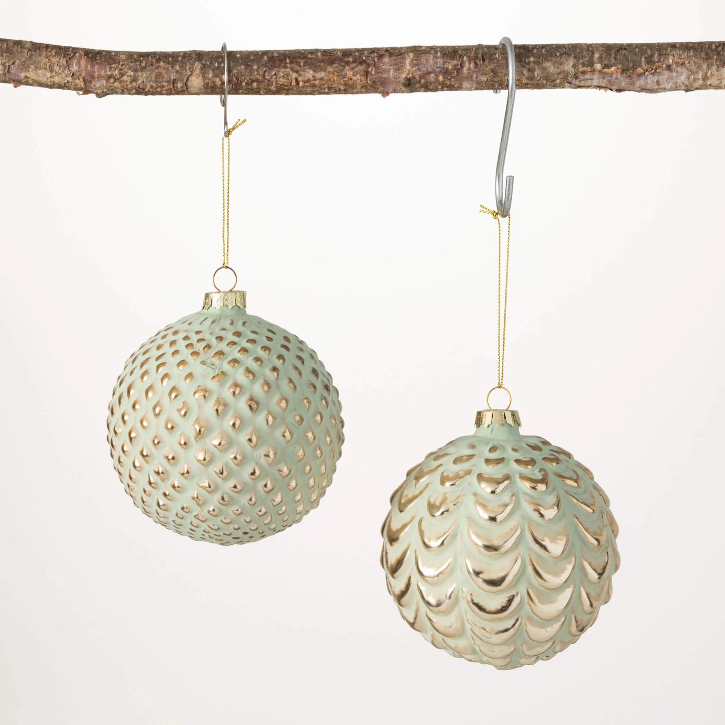 Mint & Gold Ornament - 2 styles