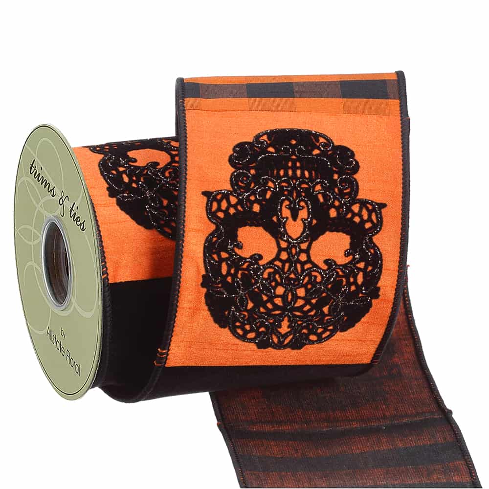 Orange_Black_Skull_Ribbon