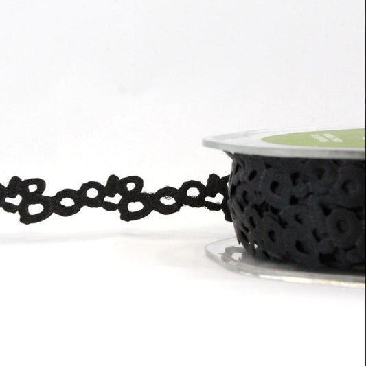 Original Satin Cut Out Banner Ribbon - Boo and Ghost Pattern