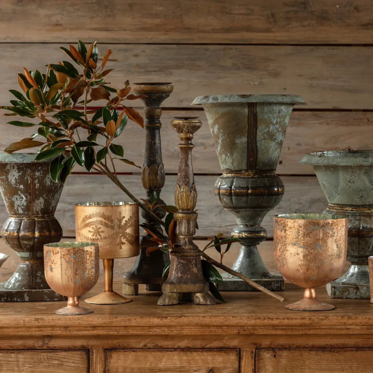 ANTIQUE COPPER CHALICE SMALL