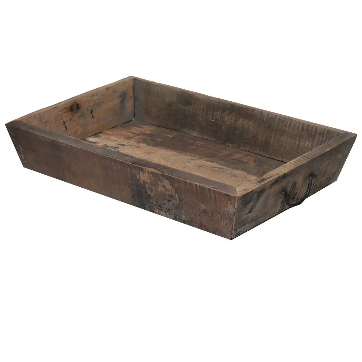 NURSERY RUSTIC WOOD AND IRON TRAY